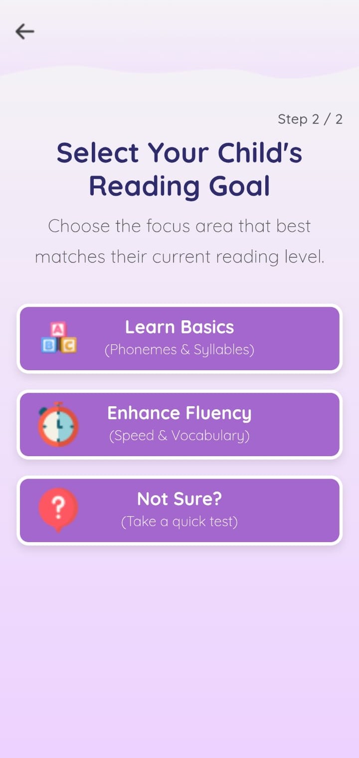 Reading Goals and Fluency Tracking
